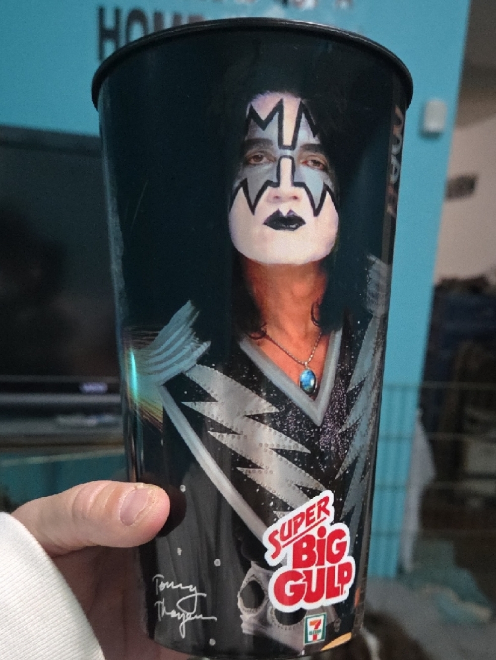 Kiss Concert Super Big Gulp Cup with Red, Black and Orange Graphics - Picture 2 of 5